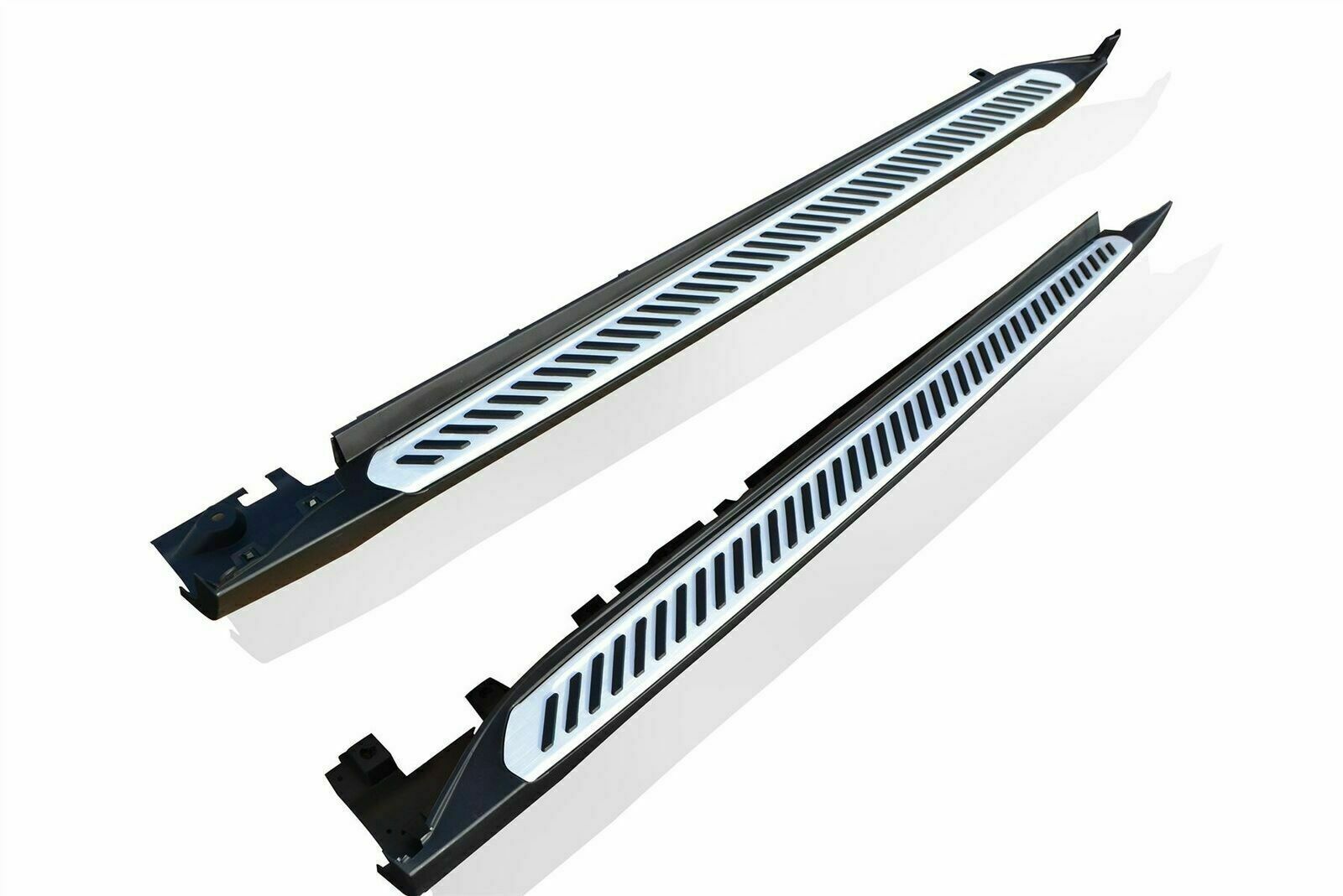 ALUMINIUM BLACK RUNNING BOARDS SIDE STEPS FOOT RAILS OE STYLE FOR BMW X6 F16 15+